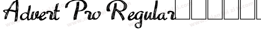 Advert Pro Regular字体转换